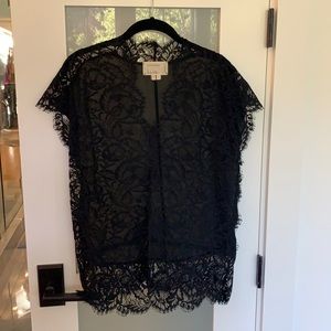 Sheet lace top with Cami